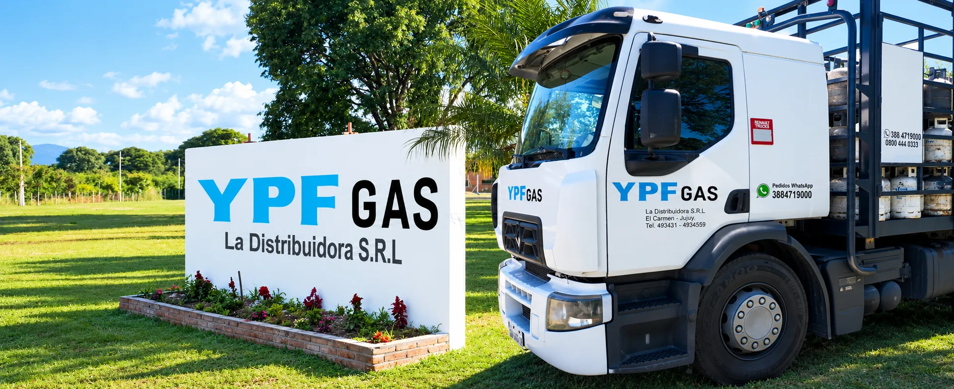 Flota de reparto de La Distribuidora S.R.L.